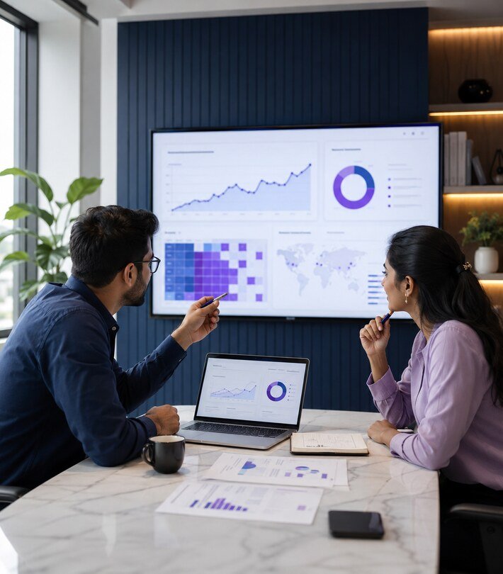 GetPromoted SEO and digital marketing specialists reviewing search performance