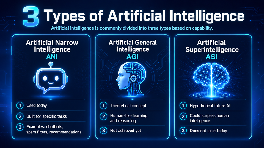 Main 3 Types of Artificial Intelligence